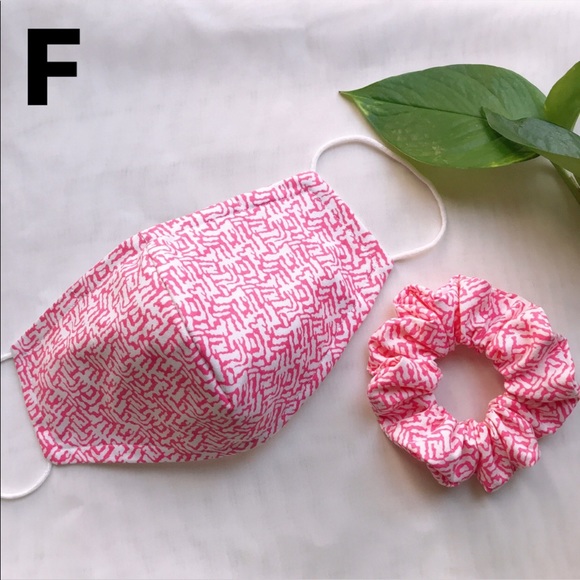 Set handmade facemask & scrunchie - Picture 6 of 10